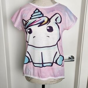 Pastel Rainbow Unicorn Shirt Top